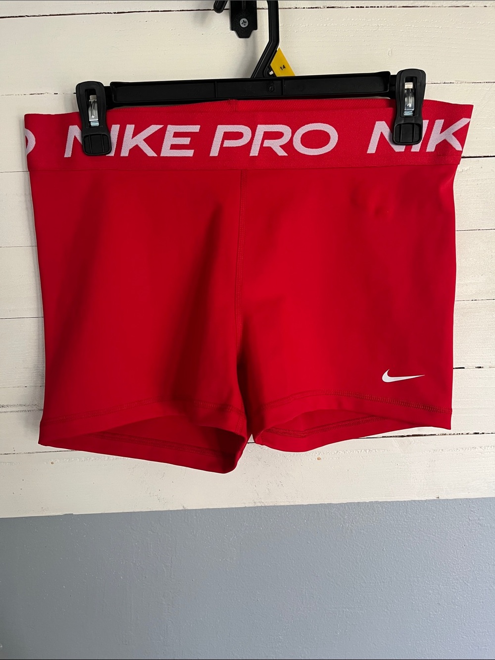 NWOT Red Women's Nike Pro Compression Shorts